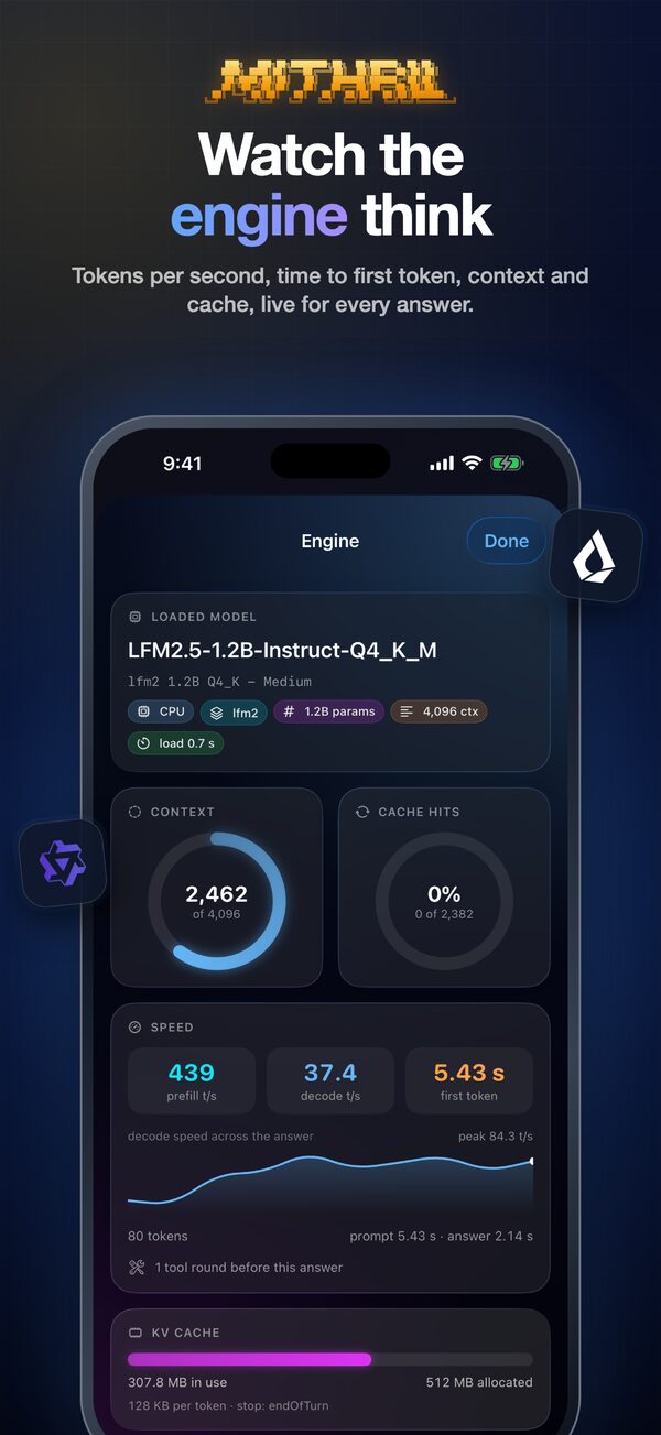 Mithril: watch the engine think